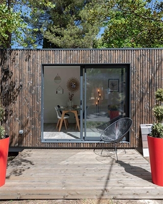 pool house bois studio de jardin