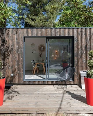 pool house bois studio de jardin