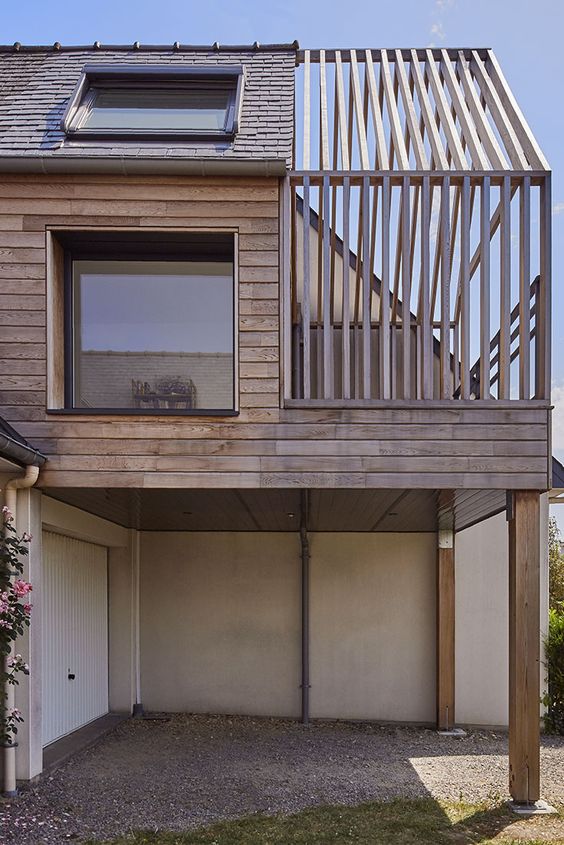 extension de maison sur pilotis