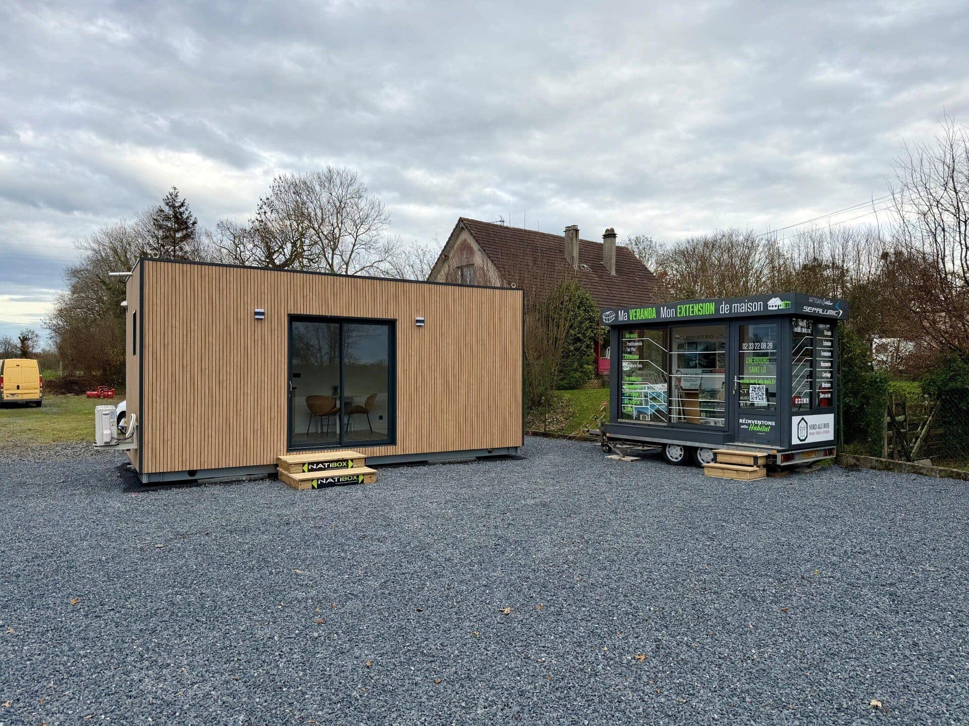 Une bulle de vente mobile