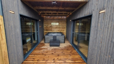 Lodge avec sauna et jacuzzi