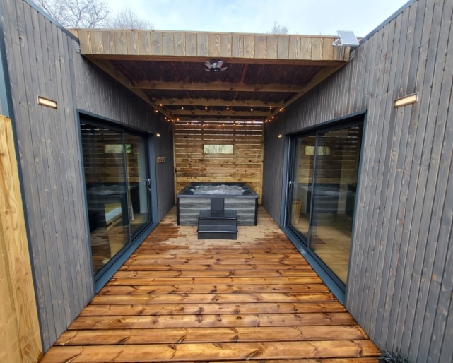 Lodge avec sauna et jacuzzi
