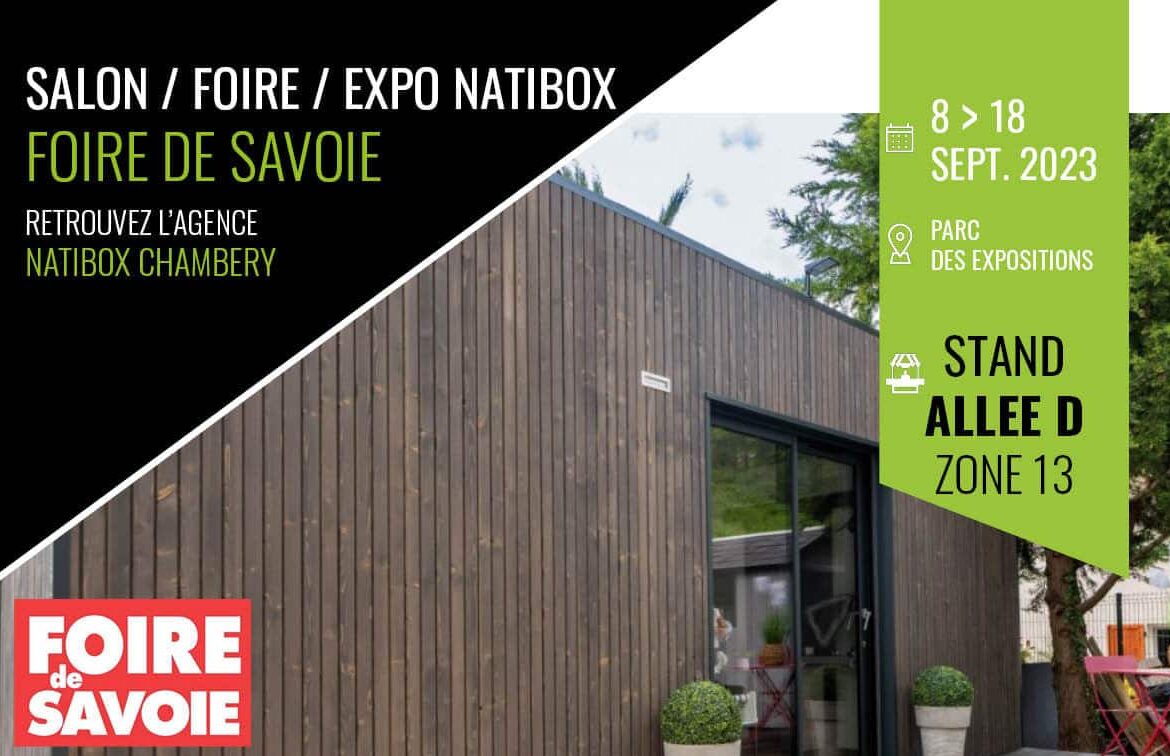 Natibox Chambéry Studio de jardin à la Foire de Savoie