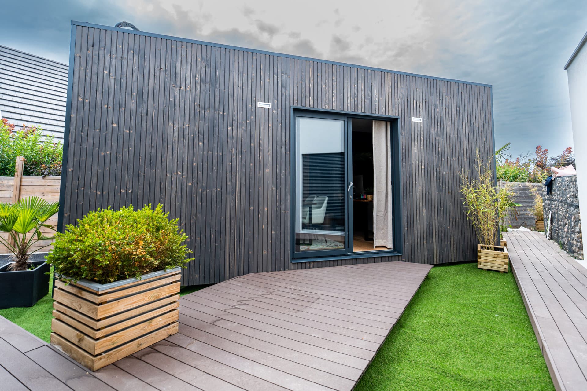 Bureau de jardin professionnel à Colmar : Natibox cosy loisirs 20m2