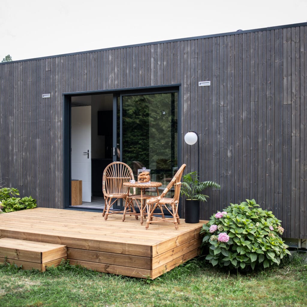 natibox avec terrasse - extension de maison