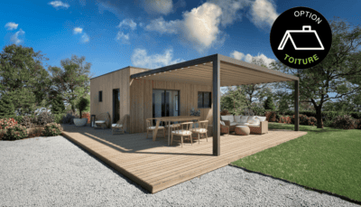 Bureau de jardin 39 m² <br>Natibox Duo - bureau