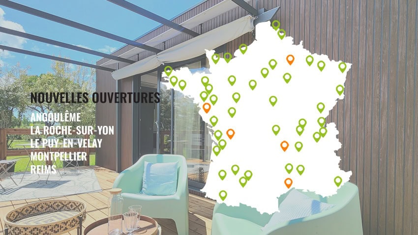 Natibox carte des agences en France