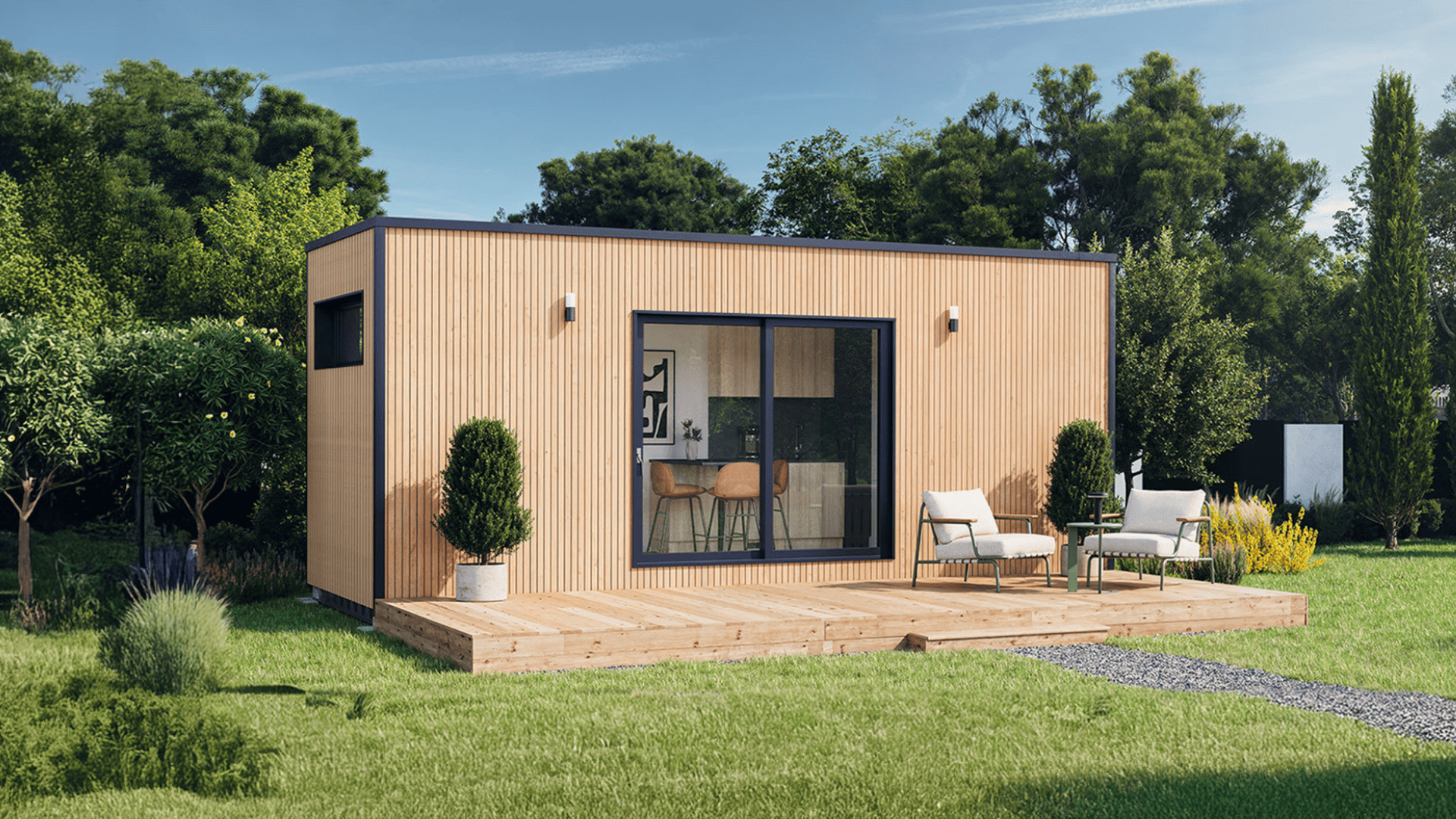 Studio de jardin 20M² version studio / bureau / loisirs