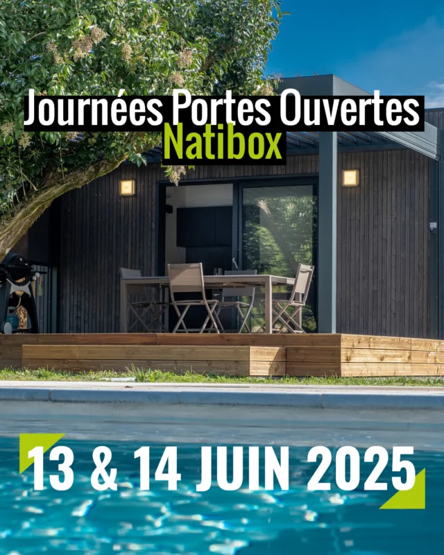 ⏳ Plus qu’une semaine !
Les Portes Ouvertes Natibox, c’est les 13 & 14 juin partout en France 🇫🇷

C’est le moment ou jamais pour découvrir nos studios de jardin clé en main, visiter un modèle réel près de chez vous, et poser toutes vos questions à nos experts 🌿✨

💬 Besoin d’espace ? Un projet en tête ?
Nos agences vous accueillent pour vous inspirer et vous accompagner !

⚠️ Ne manquez pas cet événement unique !
🔗 Réservation & infos → lien en bio

#JPO2025 #Natibox #StudioDeJardin #PortesOuvertes #AfterworkNatibox #ExtensionMaison #ProjetMaison #MadeInFrance #BoxDeJardin